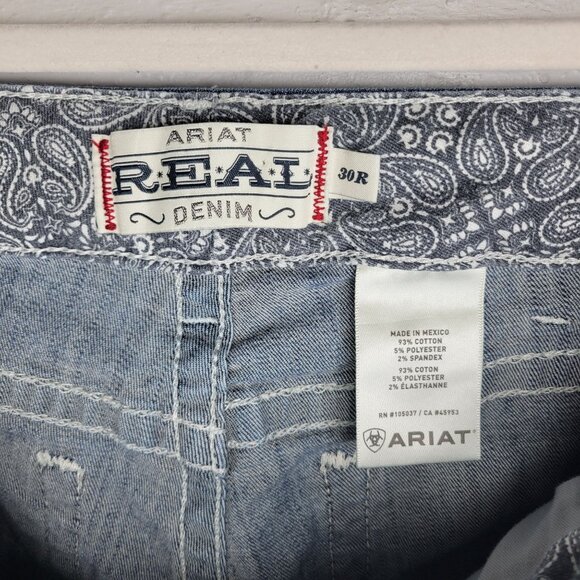 Ariat Real Denim Women's Size 30 Jeans Contrast Stitching - Picture 3 of 3